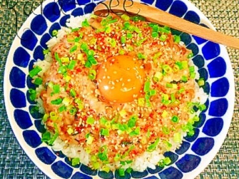 簡単激ウマ＊ほんのり中華風!旨辛ツナ納豆どーん